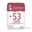Клей для природного камня и крупноформатного керамогранита  FORMAN №53  25 кг